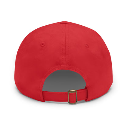 Streets of Destiny Dad Hat with Leather Patch (Rectangle)