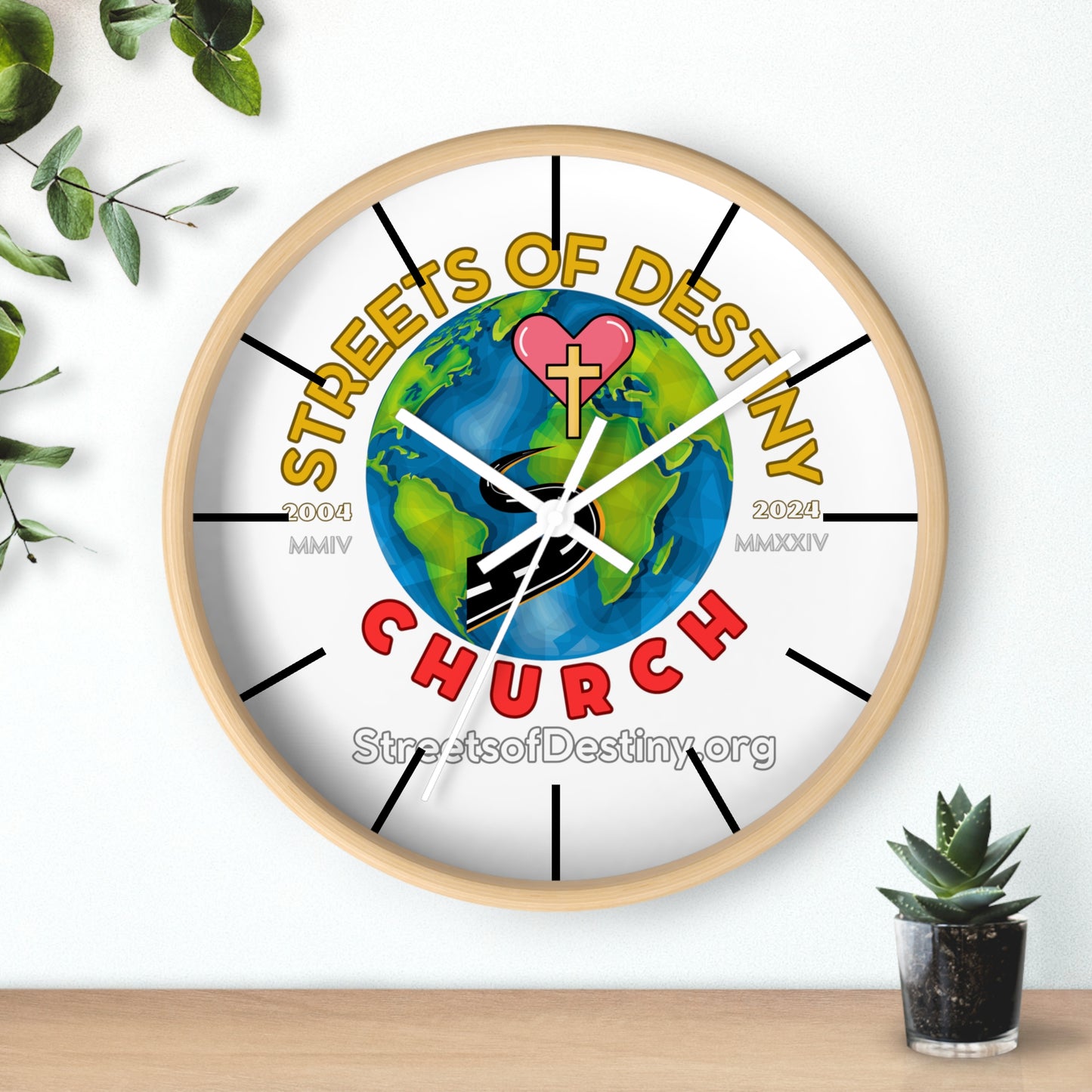 Streets of Destiny 20 yr Anniversary Wall Clock