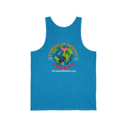 Streets of Destiny 20 year anniversary Unisex Jersey Tank