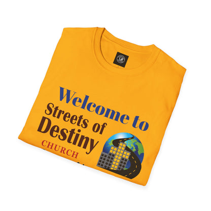 Streets of Destiny Church Hospitality team Softstyle T-Shirt