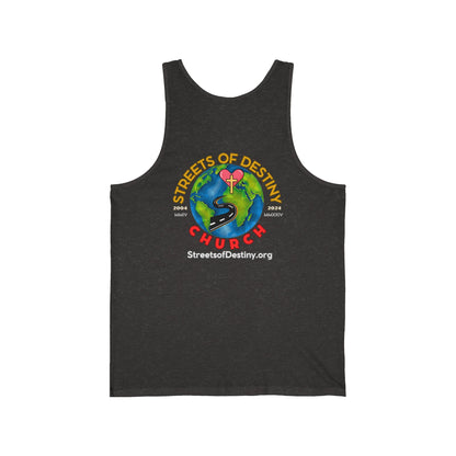 Streets of Destiny 20 year anniversary Unisex Jersey Tank