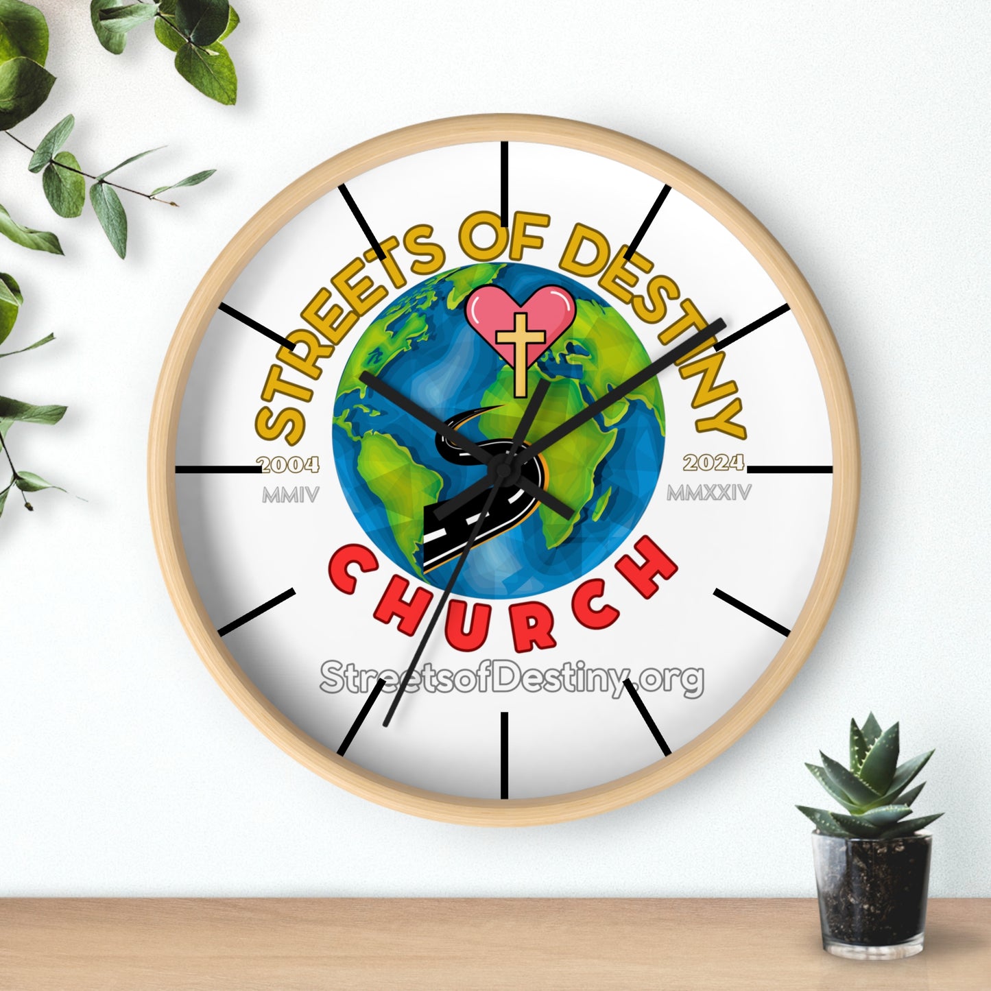 Streets of Destiny 20 yr Anniversary Wall Clock