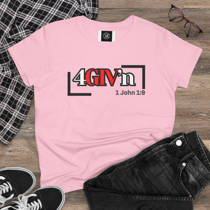 4GIV'n Women's Midweight Cotton Tee