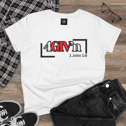 4GIV'n Women's Midweight Cotton Tee