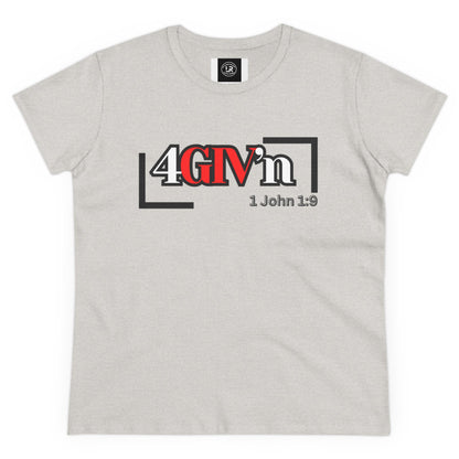 4GIV'n Women's Midweight Cotton Tee