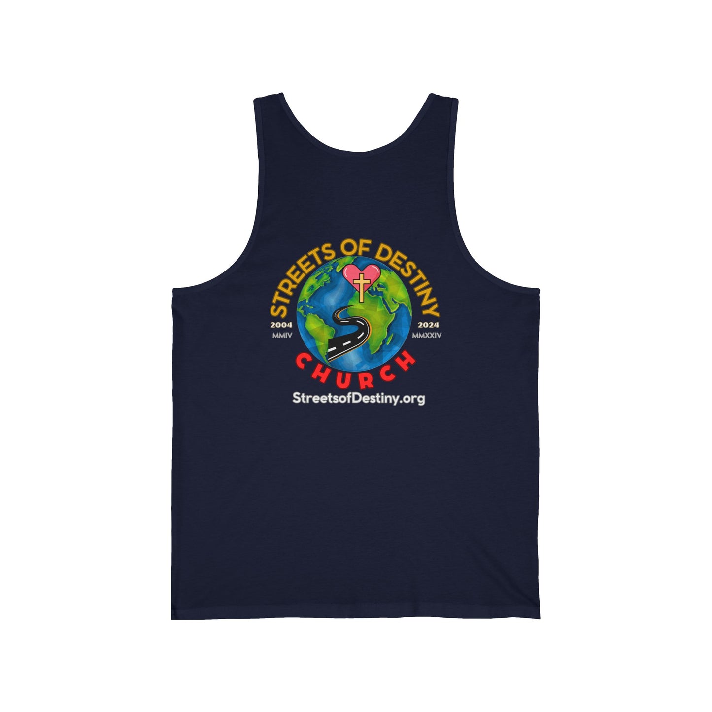 Streets of Destiny 20 year anniversary Unisex Jersey Tank