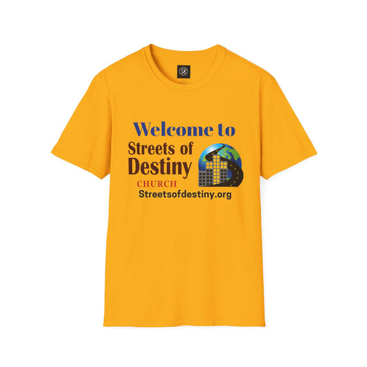 Streets of Destiny Church Hospitality team Softstyle T-Shirt