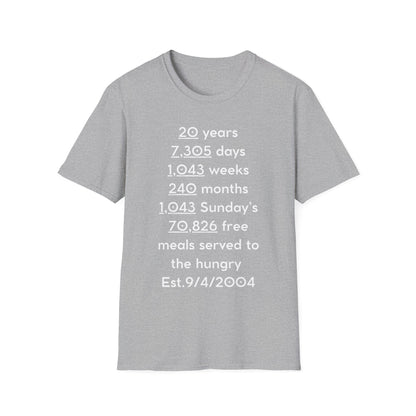 Streets of Destiny 20 year Anniversary Unisex Softstyle T-Shirt